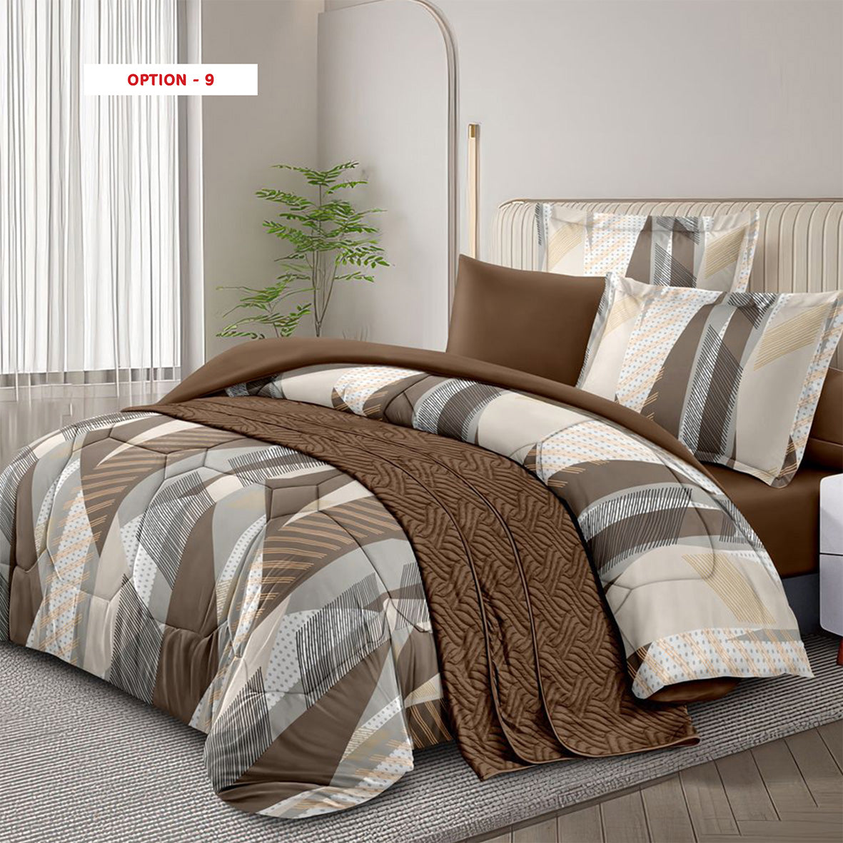 Comforter Set cotton 100% – King Size 6Pcs