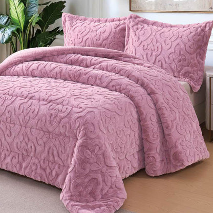 Rabbit Fur Jacquard Coverlet Premium Quality Available in Single Half & king Sizes