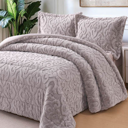 Rabbit Fur Jacquard Coverlet Premium Quality Available in Single Half & king Sizes