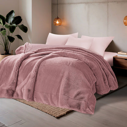 Rabbit Winter Blanket Super Heavy 1000 GSM Available in Single Half & King Sizes