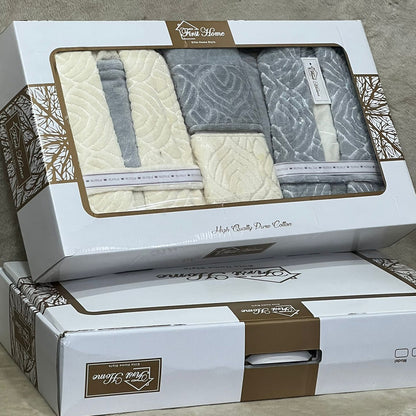 Bathrobe Set | Bridal | Heavy Jacquard | 9 Pieces