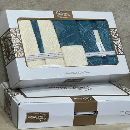 Bathrobe Set | Bridal | Heavy Jacquard | 9 Pieces