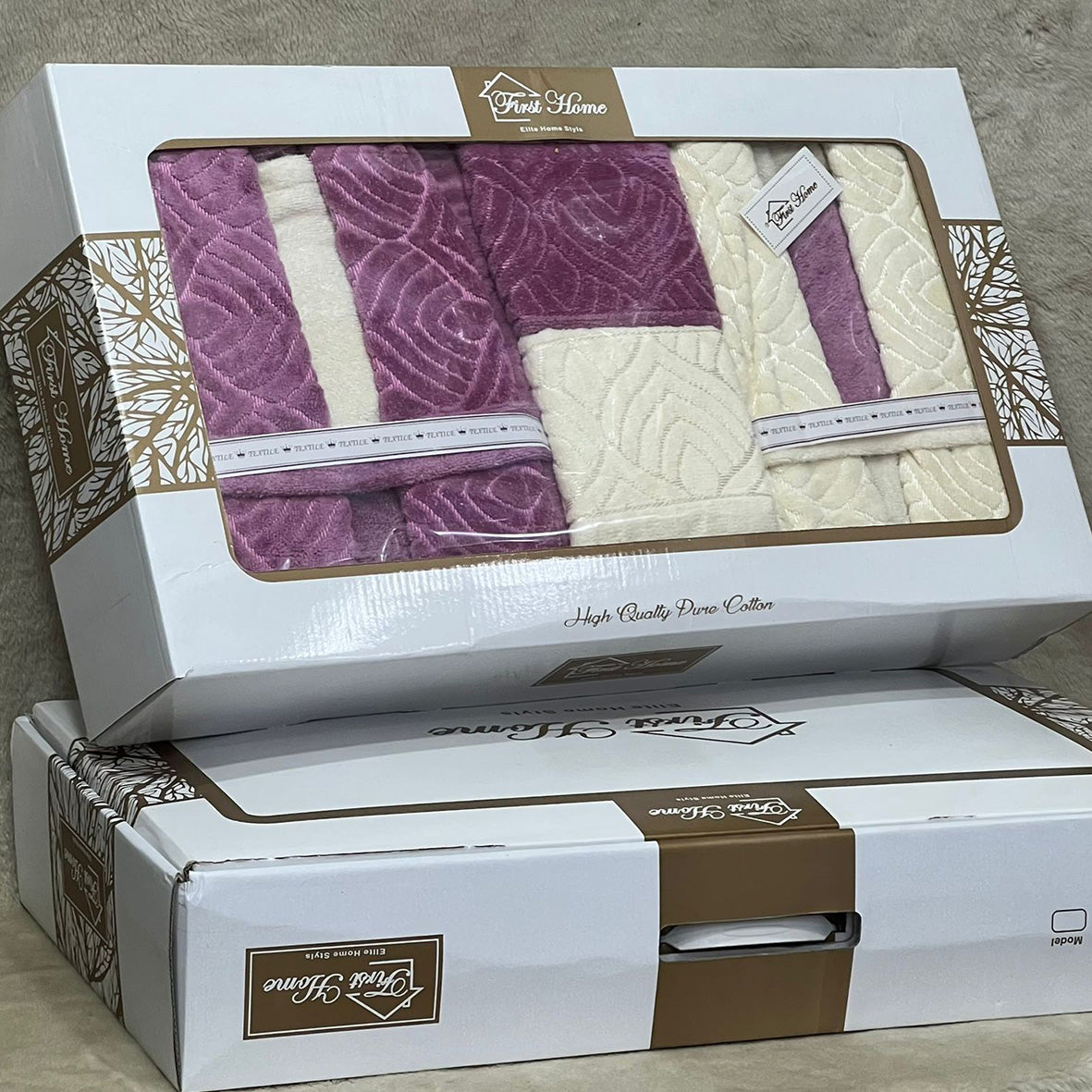 Bathrobe Set | Bridal | Heavy Jacquard | 9 Pieces