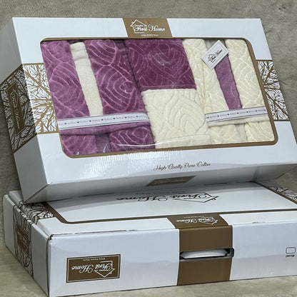 Bathrobe Set | Bridal | Heavy Jacquard | 9 Pieces