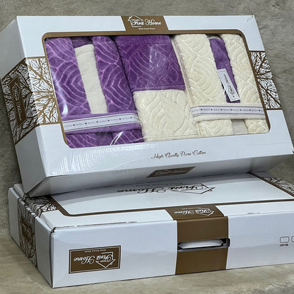 Bathrobe Set | Bridal | Heavy Jacquard | 9 Pieces