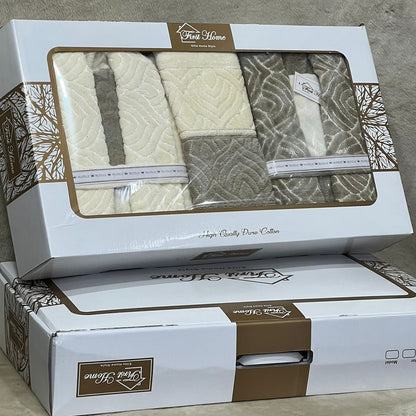 Bathrobe Set | Bridal | Heavy Jacquard | 9 Pieces