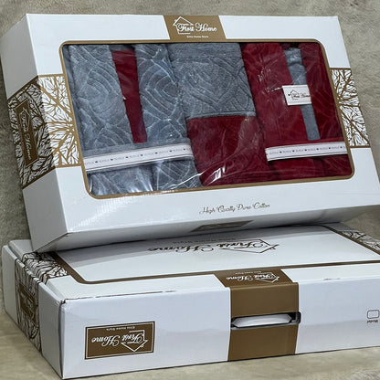 Bathrobe Set | Bridal | Heavy Jacquard | 9 Pieces