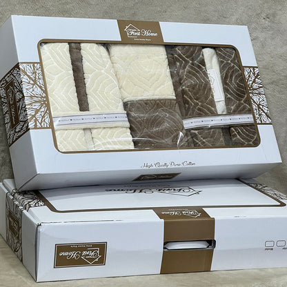 Bathrobe Set | Bridal | Heavy Jacquard | 9 Pieces