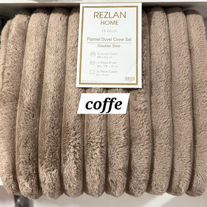 Duvet Cover Set (Mohair) Super Gold – Available in two Sizes