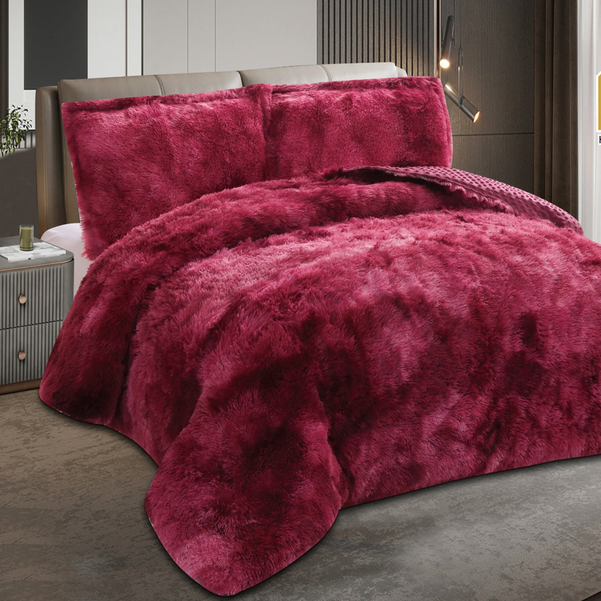 Winter Coverlet Shaggy – Available in Two Sizes