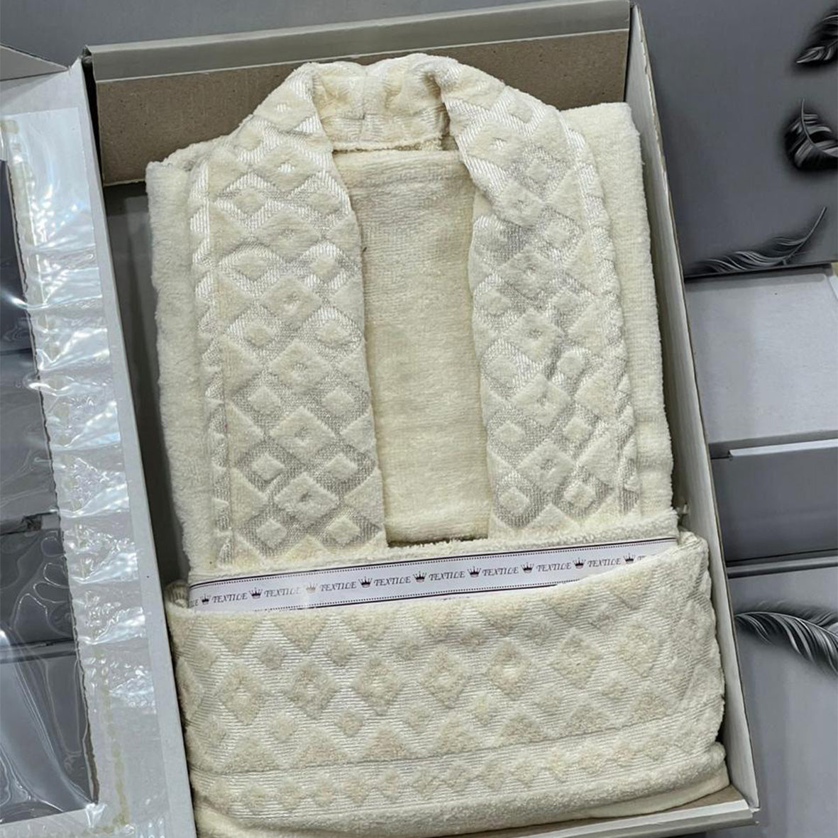 Luxury Bathrobe Towel Set – 4 Pieces