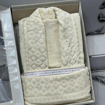 Luxury Bathrobe Towel Set – 4 Pieces