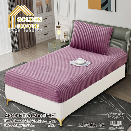 Sherpa Jacquard Quilted Blanket