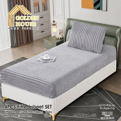 Sherpa Jacquard Quilted Blanket