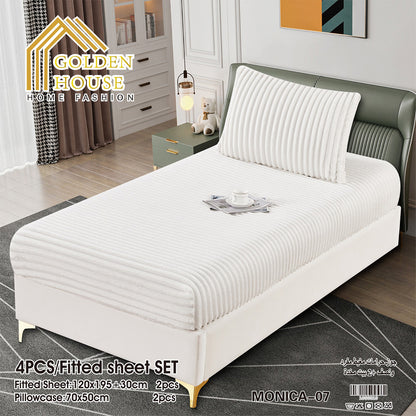 Sherpa Jacquard Quilted Blanket