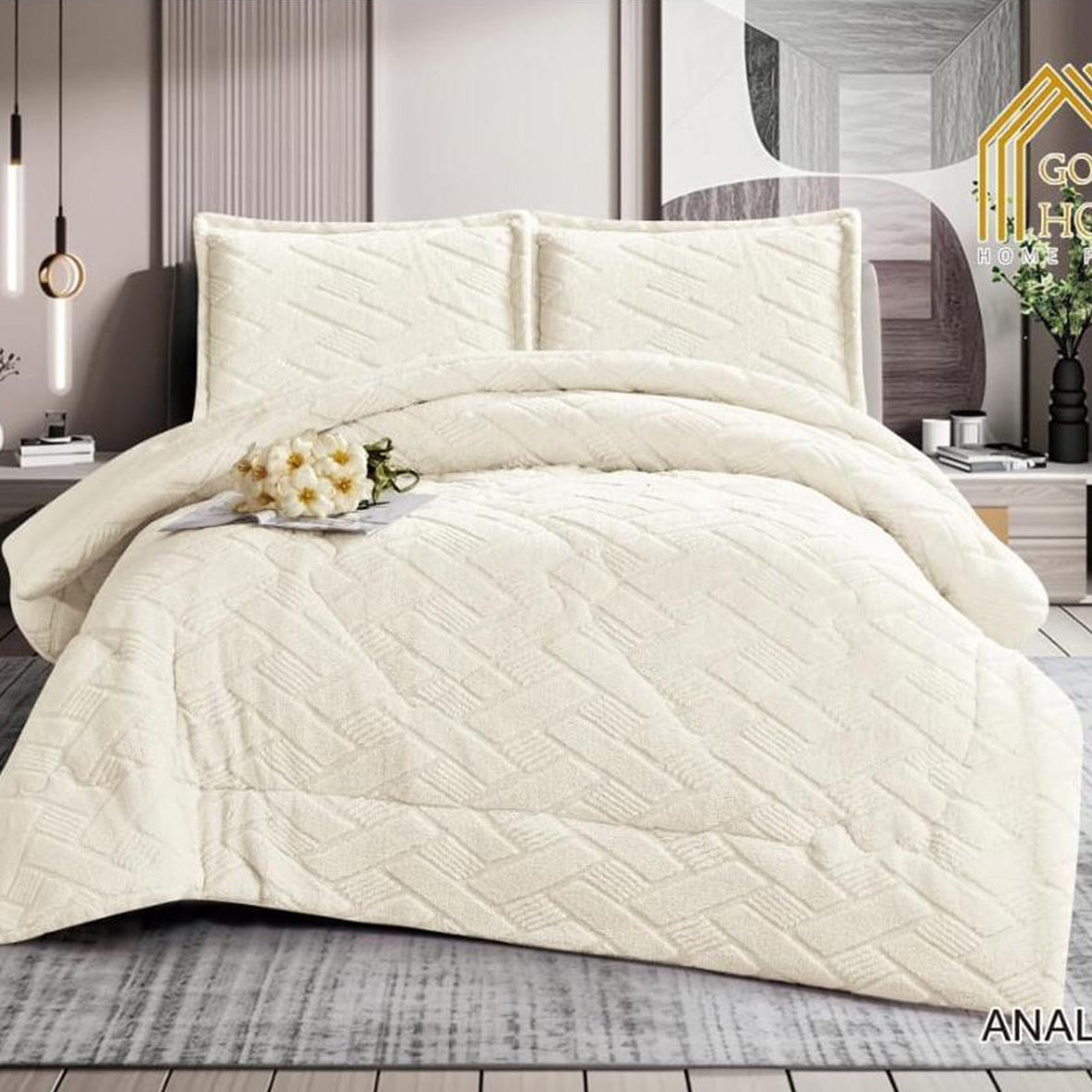 Winter coverlet mohair fur double face – Available in Two Sizes