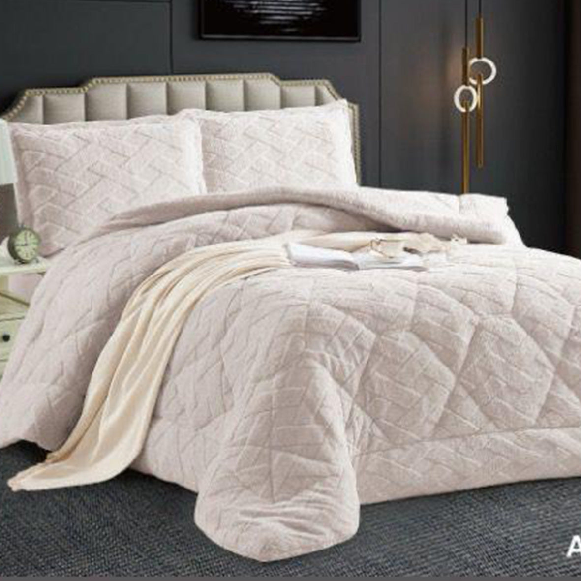 Winter coverlet mohair fur double face – Available in Two Sizes