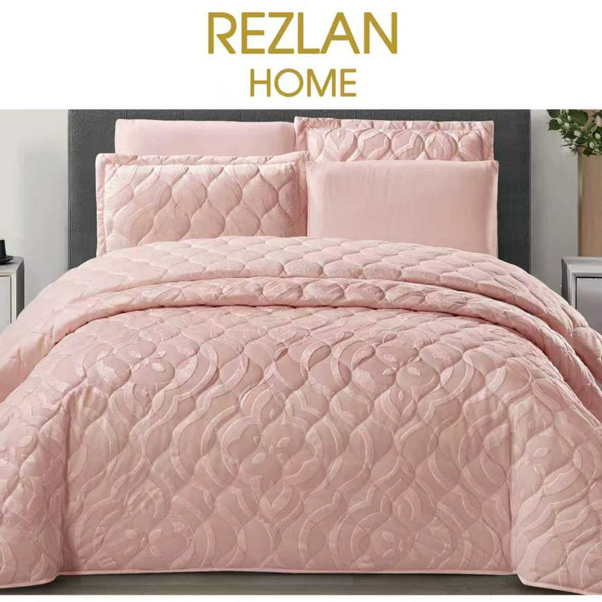 Bed Spread 100% cotton jacquard fabric 6PCS