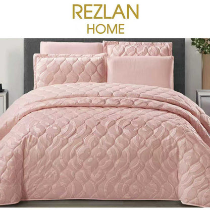 Bed Spread 100% cotton jacquard fabric 6PCS