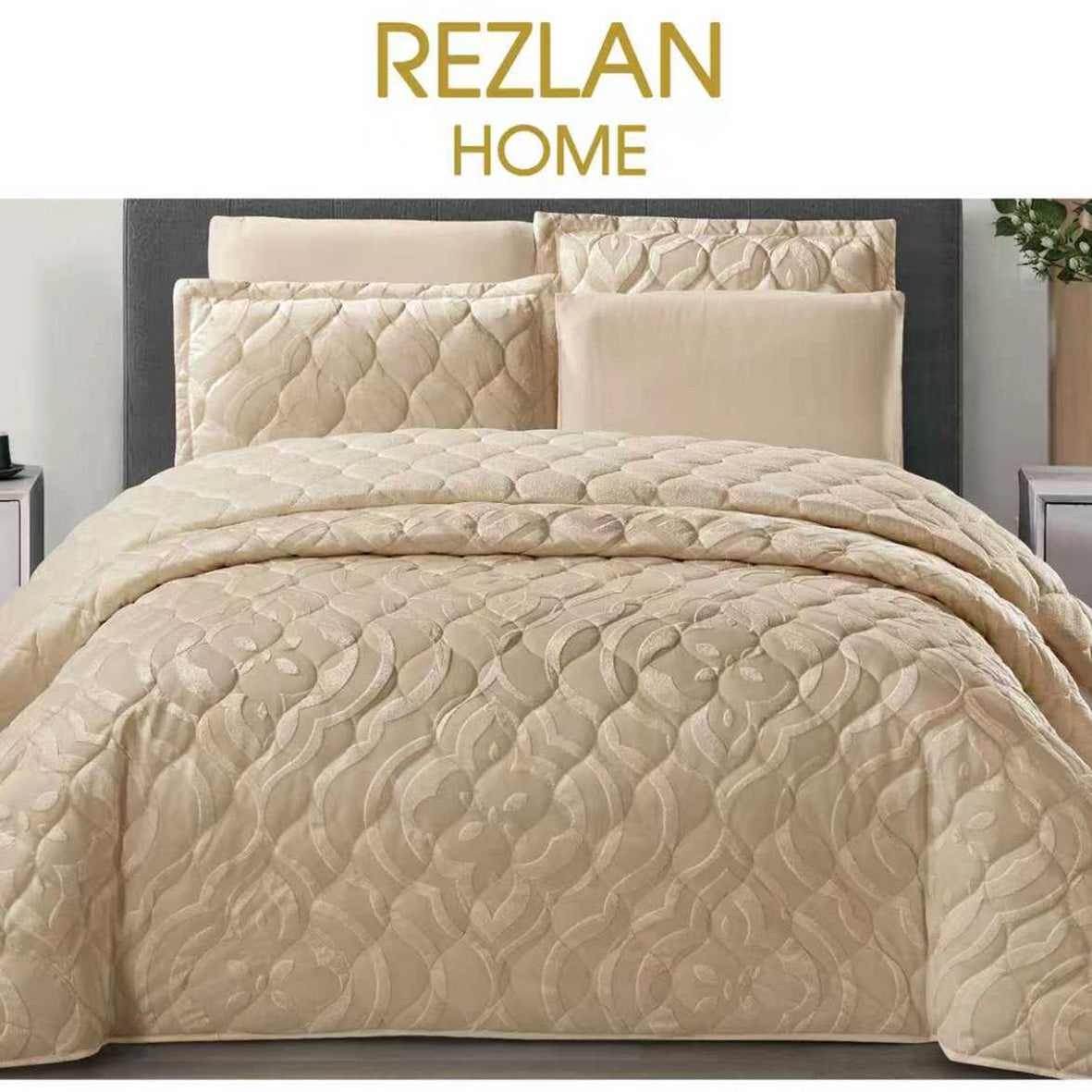 Bed Spread 100% cotton jacquard fabric 6PCS