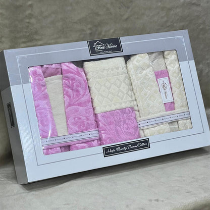Bathrobe Set 9 Pieces – 100% Cotton
