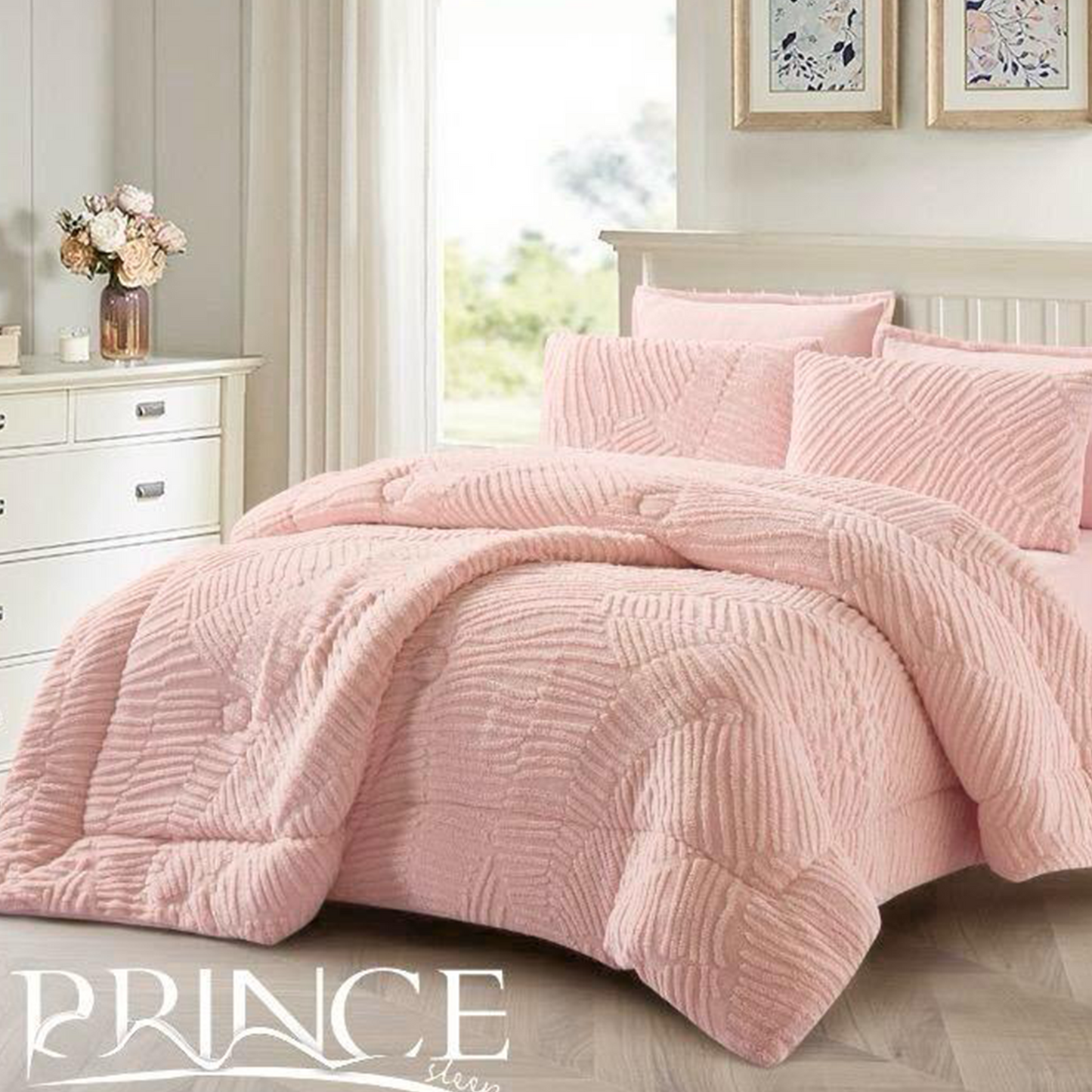كوفرلي شتوي موهير فاخر متوفر بمقاسين مفرد ونص 2 قطع / كينغ 3 قطع – Winter Mohair Coverlet