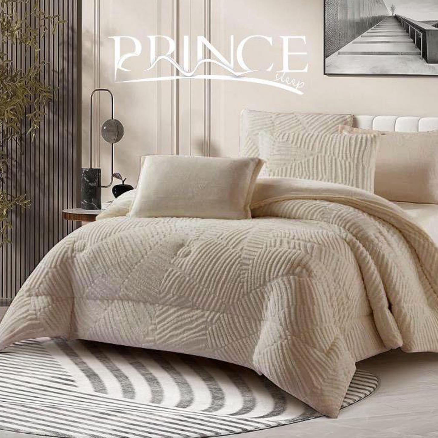 كوفرلي شتوي موهير فاخر متوفر بمقاسين مفرد ونص 2 قطع / كينغ 3 قطع – Winter Mohair Coverlet