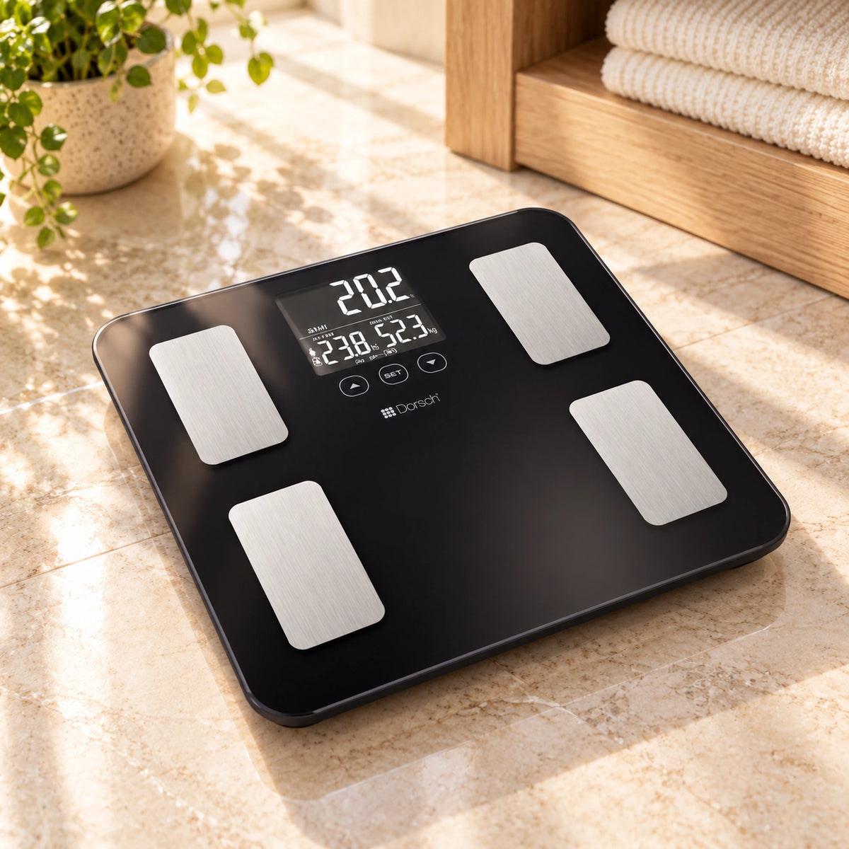 Body Monitor Scale Dorsch BM-103 – 12 Users | DH-07970 — warm lifestyle product photo