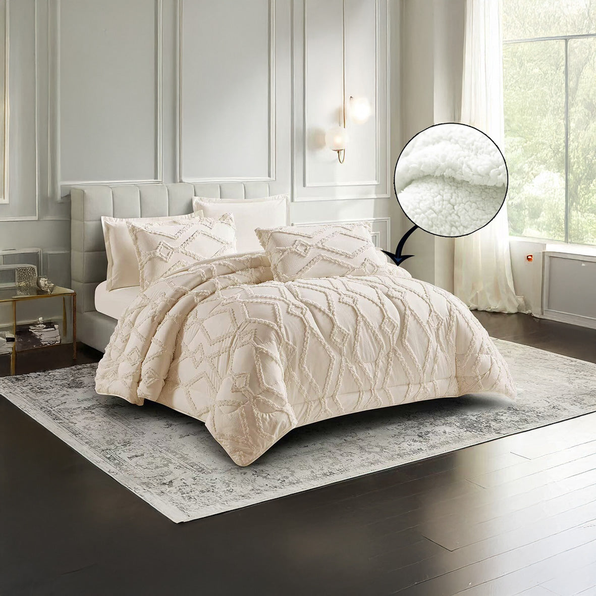 Coverlet Mohair Fur – King & Single Half | 6 Colors