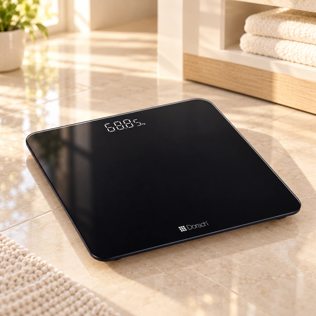 Digital Body Scale Dorsch SC-101 | DH-07960 — warm lifestyle product photo