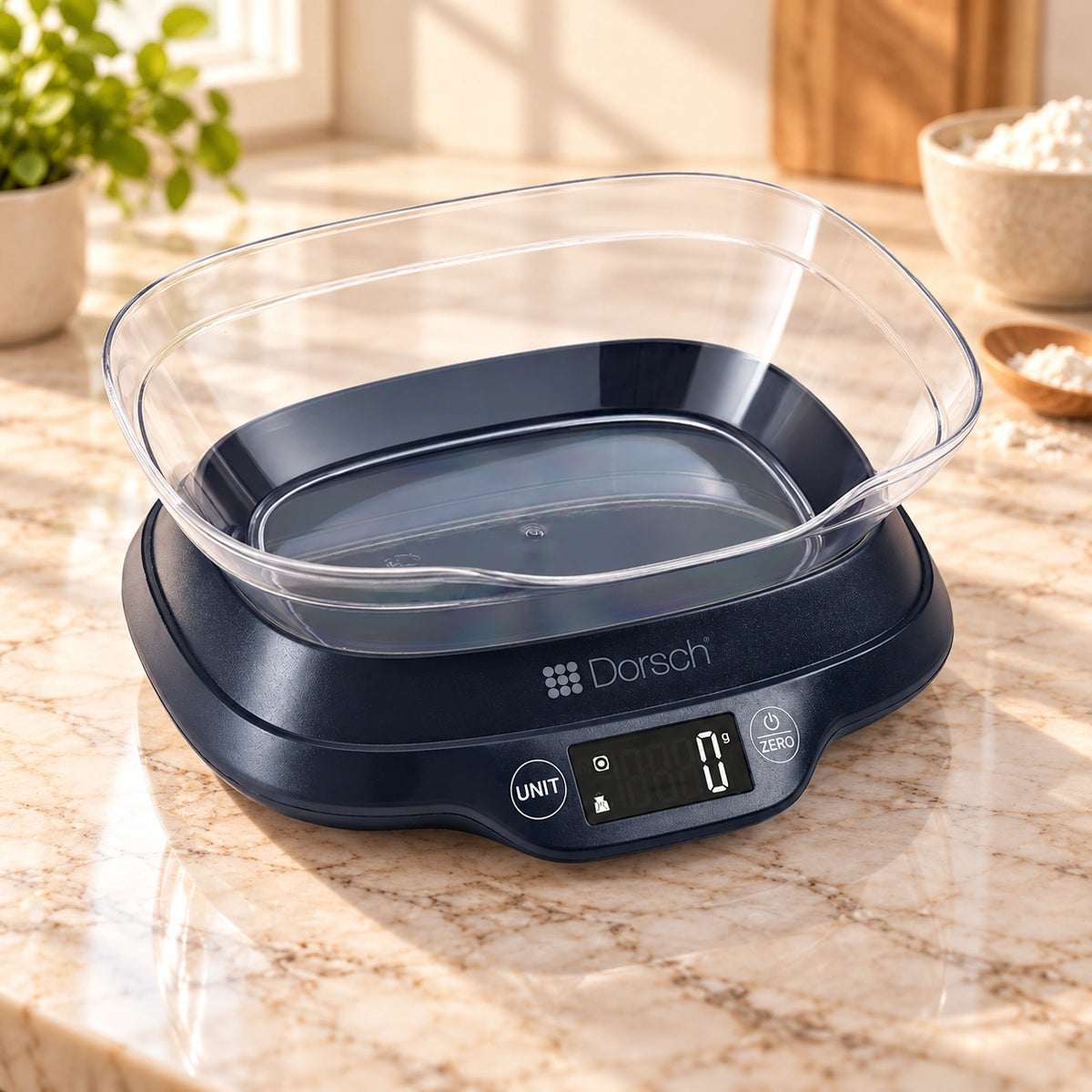 Digital Kitchen Scale Dorsch KS-303 – With Bowl | DH-07985 — warm lifestyle product photo
