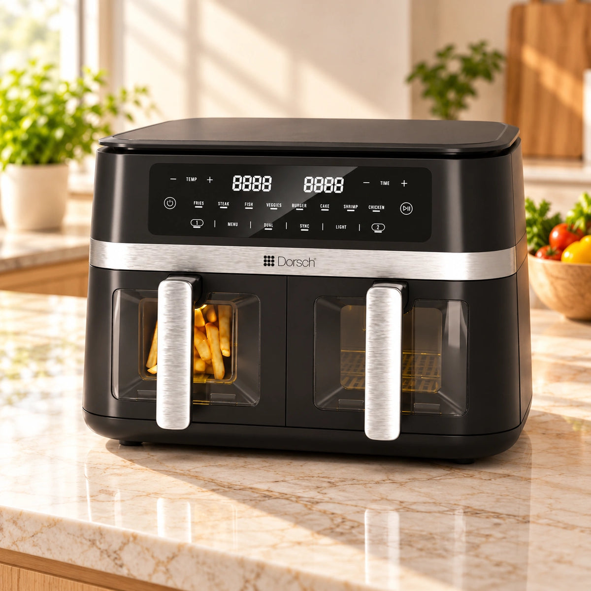 Double Air Fryer Dorsch AF-820 – 11L | DH-07822 — warm lifestyle product photo