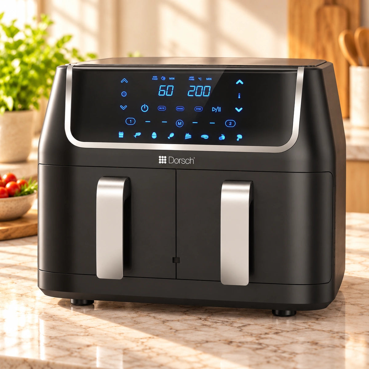 Dual Air Fryer Dorsch AF-800 – 9.6L | DH-07820 — warm lifestyle product photo