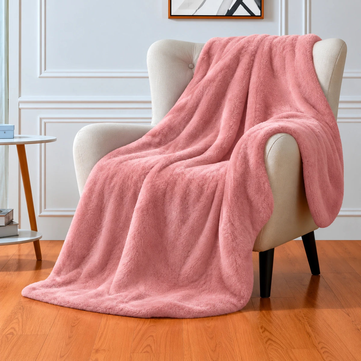 Fine TV Blanket 160 × 220 cm in Pink