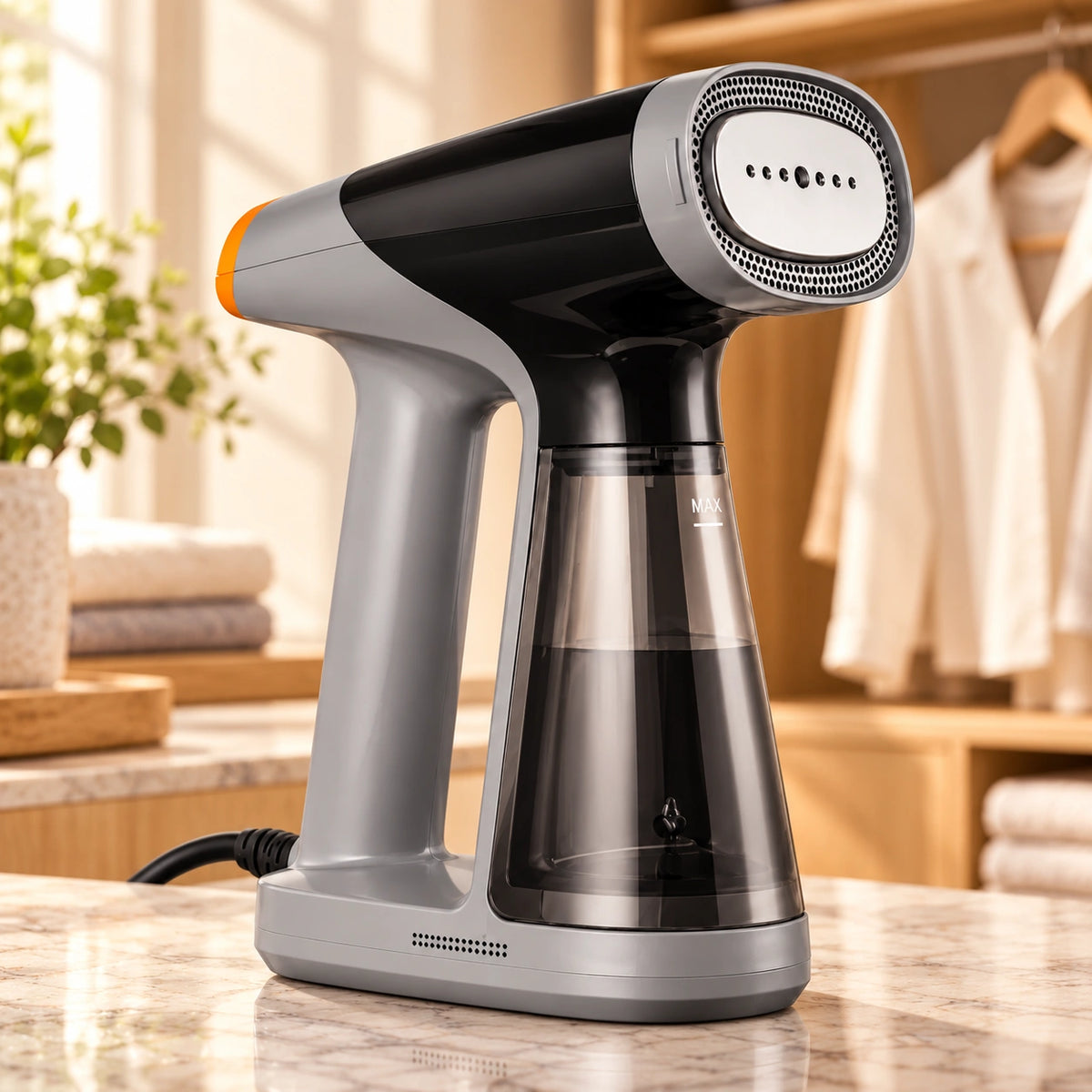 Garment Steamer Dorsch PowerGlide 2 GS-500 | DH-07715 — warm lifestyle product photo
