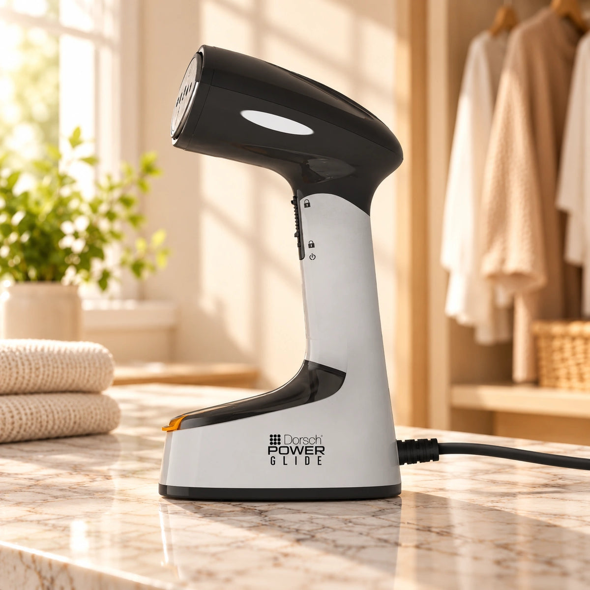 Garment Steamer Dorsch PowerGlide GS-200 | DH-07710 — warm lifestyle product photo