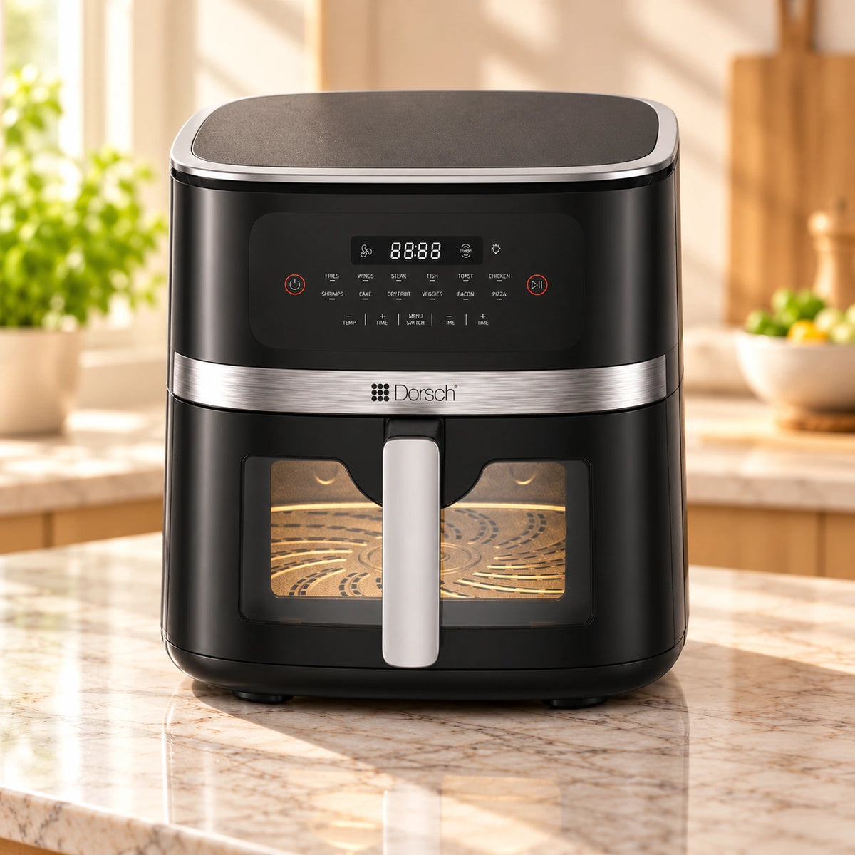 In-Vision Air Fryer Dorsch AF-120 – 7L | DH-07811 — warm lifestyle product photo