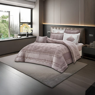 Coverlet Luxury Rabbit Fur Set – King Size