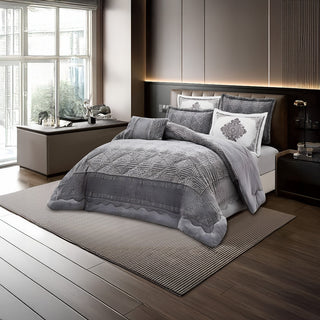 Coverlet Luxury Rabbit Fur Set – King Size