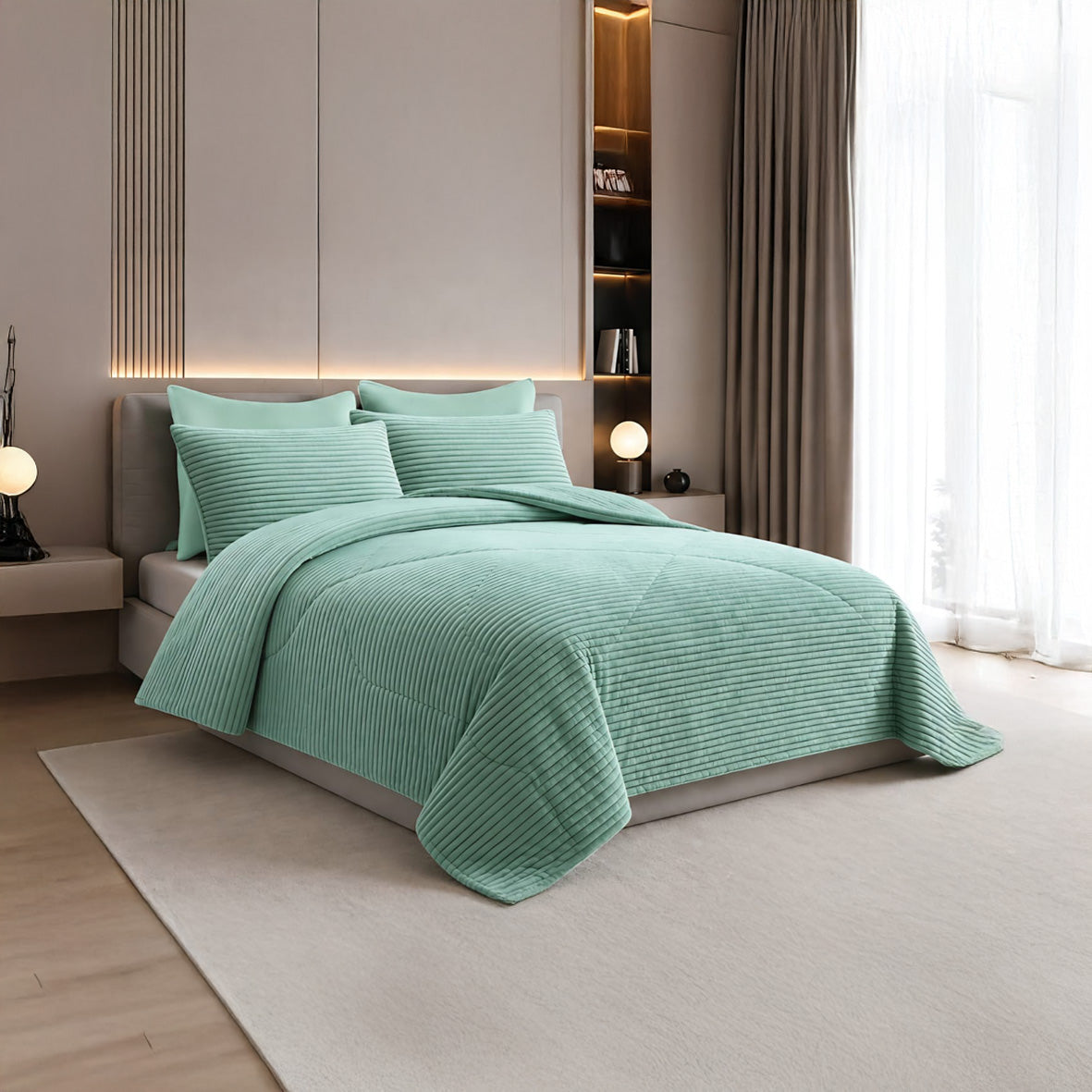 Coverlet Mohair Fur – King & Single Half | 9 Colors