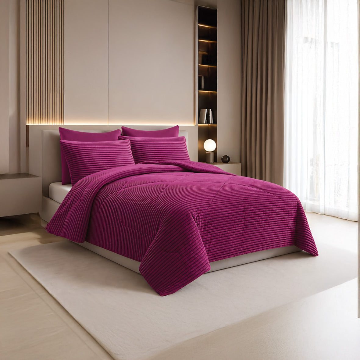 Coverlet Mohair Fur – King & Single Half | 9 Colors