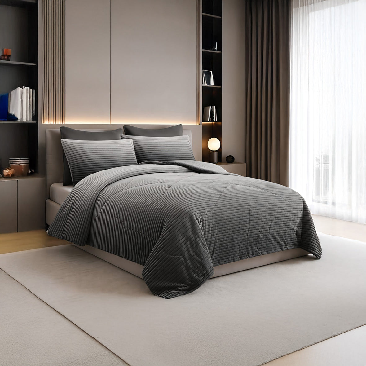 Coverlet Mohair Fur – King & Single Half | 9 Colors