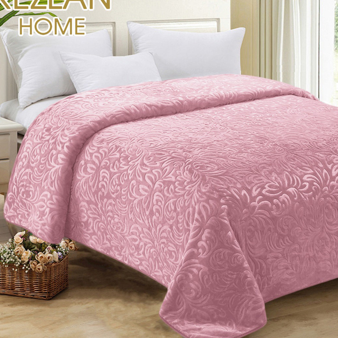 Mohair Winter Blanket Single Half 180×240 cm – Soft, warm, and lightweight mohair blanket for winter comfort – Online Souks Lebanon