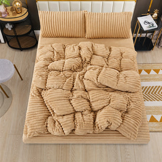 Monica Mohair Bed Set in Camel – Golden House