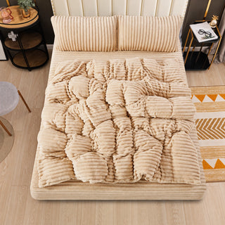 Monica Mohair Bed Set in Cream – Golden House