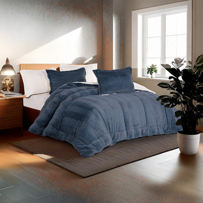 Coverlet Rabbit Fur – King & Single Half | 5 Colors