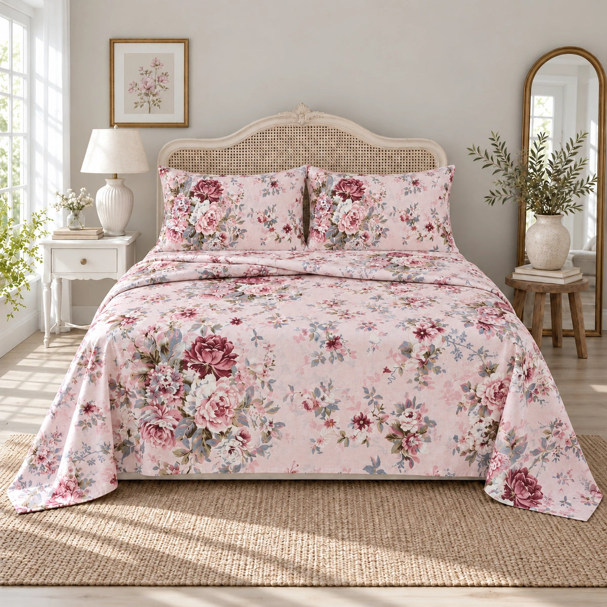 Bed Set Cotton 100% – Garden Roses