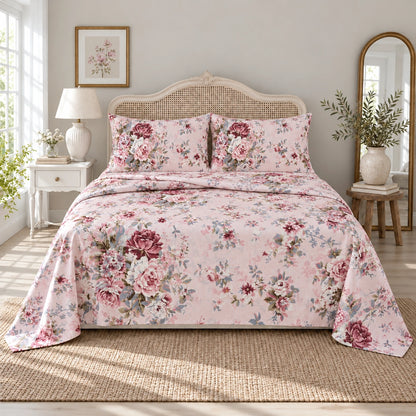 Bed Set Cotton 100% – Garden Roses