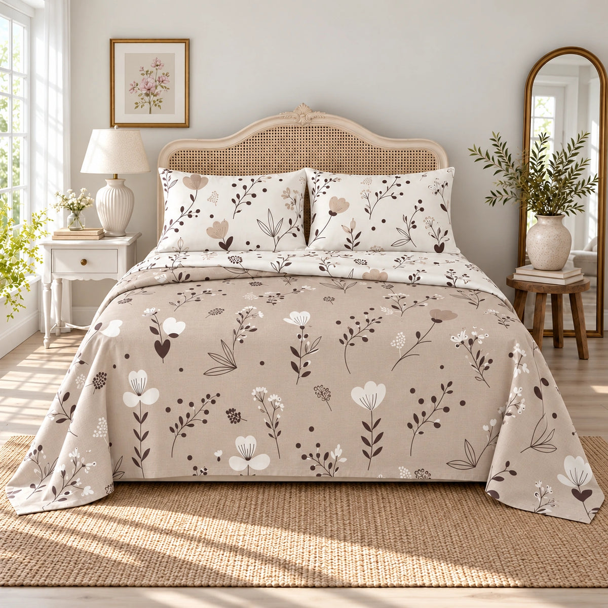 Bed Set Cotton 100% – Meadow Sprigs