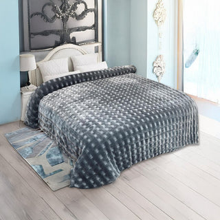 Super Soft Mohair Blanket – Gray